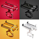 Aluminum Bicycle Phone Holder For 3.5-6.2 Inch Smartphone Adjustable Suppor