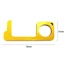 2pcs Portable No Touch Open Door Press Elevator Hygiene Antimicrobial Tools A