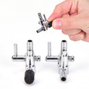 1PC New Aquarium Tank Air Pump Flow Tube Pipe Line Stainless Steel Control Va BX