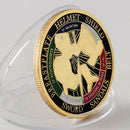 Guard Of God No. 2 Round Commemorative Coins God's Armor Collection Gifts