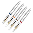 0.5mm Nib Fountain Pen with Eyedropper High Capacity Transparent Pens Offic Y4T4