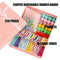 220Pcs Candy Color Kids Girls Hair Clips Rope Ponytail Holder Hair Accessories