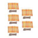 60 Pieces Salon Perm Curling Rods Bangs Waves Curlers Styling Rollers Clips