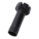 2x Plastic Adjustable Height Kitchen Cupboard Plinth Foot Leg Pair Black