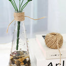 100m Natural Brown Roll Rope Twine String F. DIY Art Decor Wrapping Cords Thread