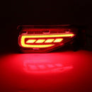 1 Pair Led Rear Bumper Reflector Brake Tail Light Lamp Fits 2015-2017 for T