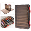 14 Compartments Fishing Box Bait Lure Hook Storage Double Side V Shaped Tackle
