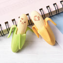 2PCS/set Banana Eraser Office School Eraser School Gift Stationery,Supplies BX
