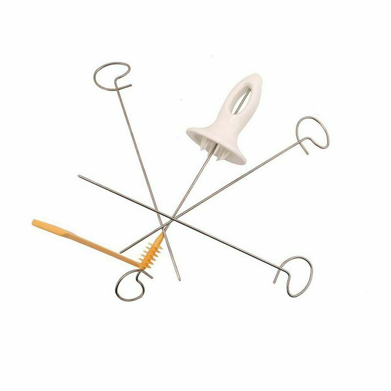 1 Set Stainless Steel Tornado Potato Spiral Cutter Slicer Spiral Potato Chi