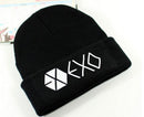 New Funny Unisex EXO Member knitted KPOP Winter Cap Hip-hop Cuff Beanie Hat M&