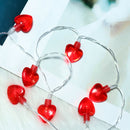 4m 40LEDs Heart String Light for Valentines Day Romantic Fairy Lamp Decor