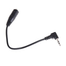 2pcs 2.5mm Male To 3.5mm Female Audio Stereo Headphone Converter Adapter AT3C