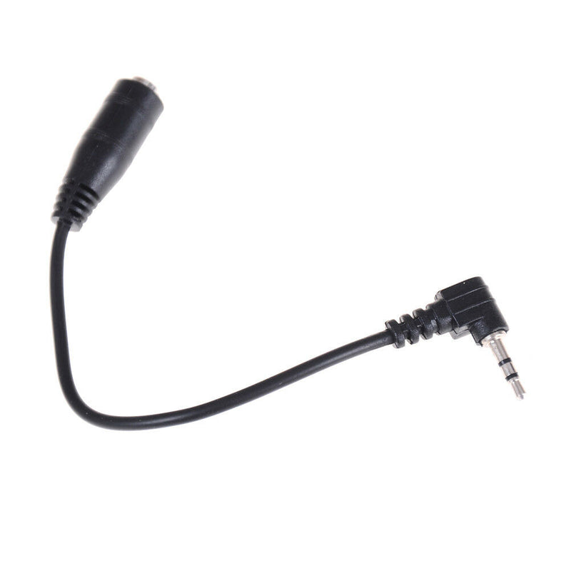 2pcs 2.5mm Male To 3.5mm Female Audio Stereo Headphone Converter Adapter AT3C