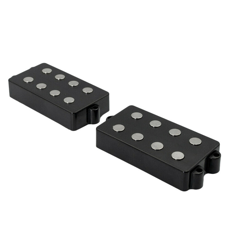 Pack of 2 Black 4 String Bass Humbucker Pickups Musical Instruments Parts DIY