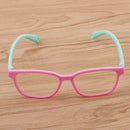 4pcs Kids Eyeglass UV400 Children Anti Eyestrain Soft Frame Eyewear Unisex