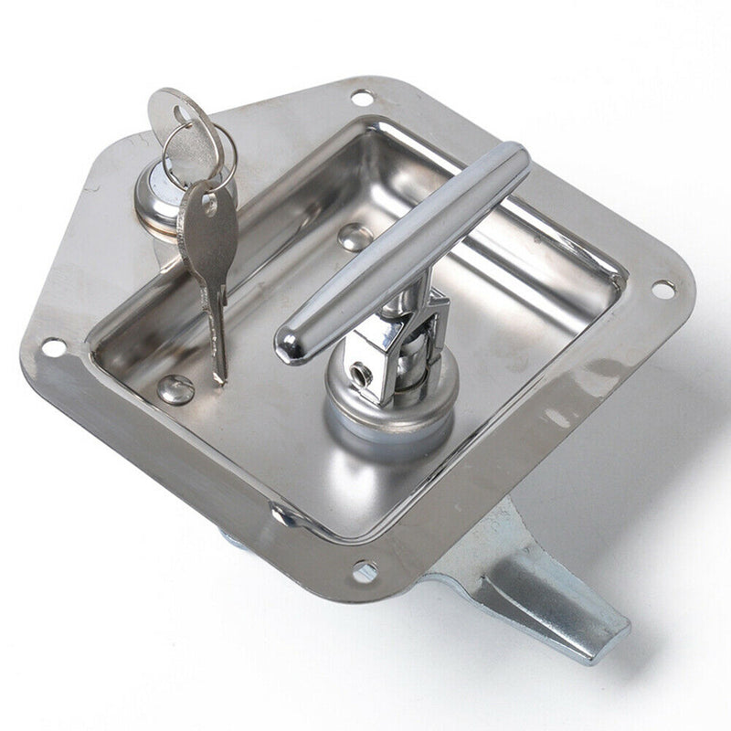 T-Handle Trailer Toolbox Camper Van Truck RV Premium Folding Latch Handle