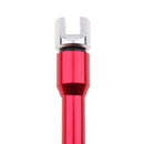 3 Pieces Red Motorcycle Motorbike Spoke Wrench Set 5.4-6.8mm Buckled Wheel