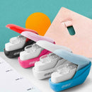 Stapleless Stapler Portable Student School Office Supply ABS Staple-Free B7F8