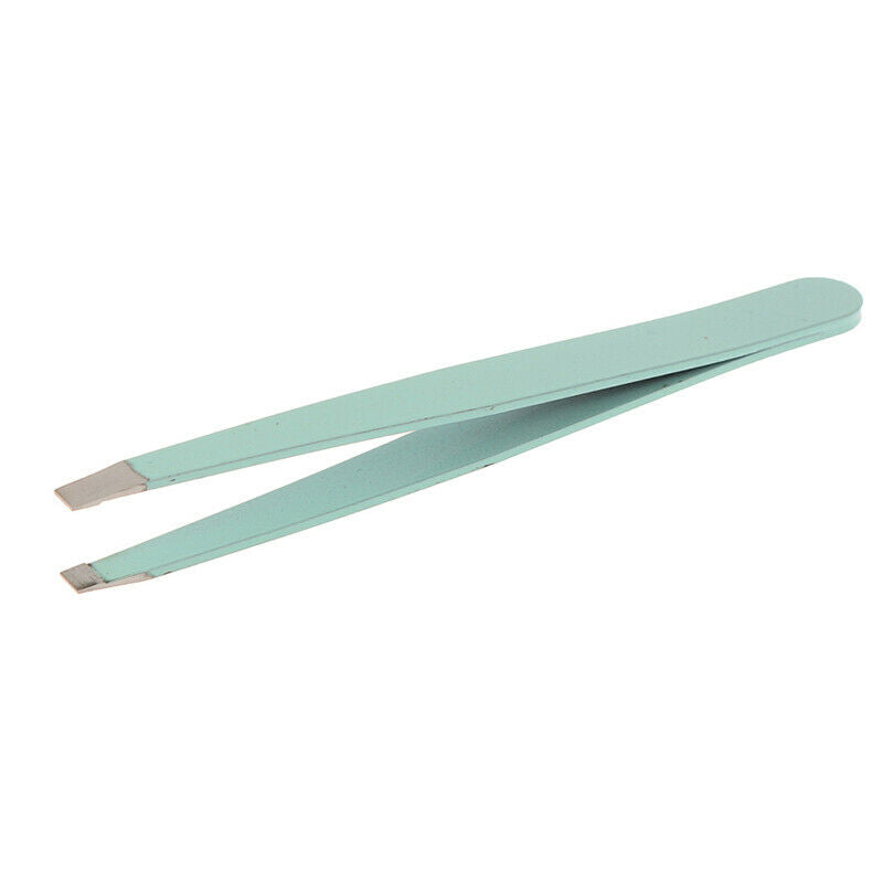 Eyebrow Tweezer Hair Removal Stainless Steel Slant Tip Eyebrow Clip Makeup To_cc