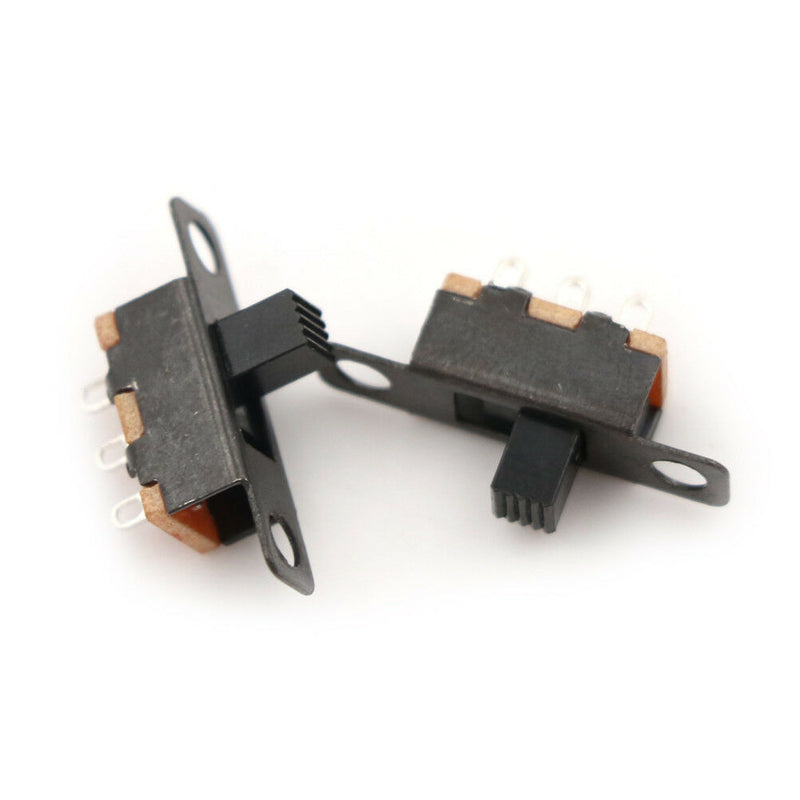 50pcs SS12F15 Toggle Switch 3 Pins Slide Switch Handle Length 4mm J3