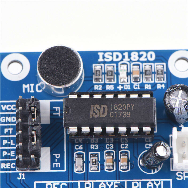 ISD1820 Sound Voice Recording Playback Module With Mic Sound Audio Loudspeaker F