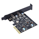 Super Speed Usb 3.1(10Gbps) Pci Express Card Pci-E 2 Port Pci Express Expan