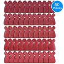 50 Pieces Mouse Detail Sanding Sheets Sandpaper with Extra 2 Tips for Repla