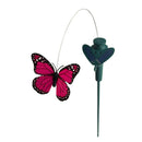 4pcs Lifelike Solar Planter Dancing Butterfly Stakes Home Garden Decor