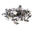 100x Meal Offset Mounting Canvas Z Clips for Photo Picture Framing Supplies