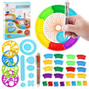 Drawing Toys Set Early Learning Painting Wheels Interlocking Gears Geometric