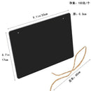 Double Side Chalkboard Blackboard for Home Wall Shop Door Hanging 23x17cm