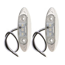 Brand New Durable 2x Car 3 LED Side Marker Clearance Lights Waterproof white