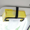 Tissue Box Holder Sun Visor Napkin Bracket Auto Organizer Practical Paper Car
