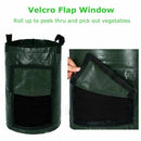4-Pack 10 Gallon Durable Garden Potato Growing Bags, Aeration Pots with Por