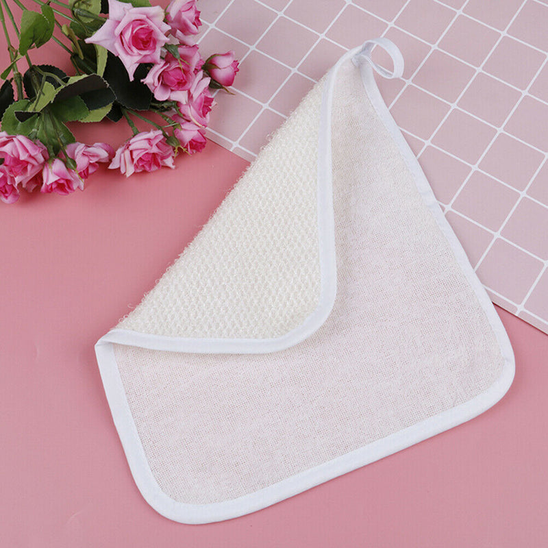 1 Pieces Exfoliating Face and Body Wash Cloths Towel Soft Weave Bath Clot. FT