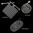 6pcs ball of yarn metal cutting dies stencil scrapbook paper embossing craf BX