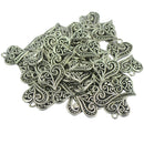 150 Pieces Love Heart Charms Pendants for DIY Jewelry Making Findings Beads
