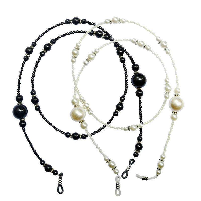2Pcs 68cm Eyeglasses Rope Beaded Eyewear Chain Holder Unisex Accessories