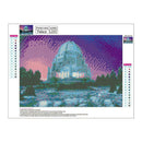 Palace 5D DIY Full Drill Round Diamond Painting Embroidery Needlework Set
