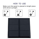 0.7W 1.5V Solar Panel Polycrystalline Silicon 1.2v Batter Charger w/ Cable A