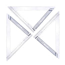 3 x Multifunction Triangle Ruler Metric for Carpenter Workshop Woodworking