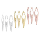 9pcs Dreadlocks Tools Craft Interlocks Needle Hair Hair Extensions DIY 2.4"