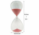 Large Fashion Colorful Sand Glass Sandglass Hourglass Timer Clear Smooth Gl U3P8