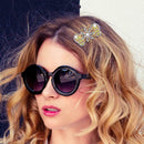 3pcs Butterfly Hair Clips DIY Rhinestone Barrettes Girls Bobby Pin Hairpins