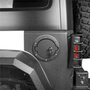 For Jeep Wrangler JK 07-18 Car Gas Gasoline Tank Cap Cover with Lock Alumin