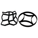 2x DIY Garden Lawn Stepping Stones Mold Outdoor Paving Driveway Brick Mould