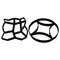 2x DIY Garden Lawn Stepping Stones Mold Outdoor Paving Driveway Brick Mould