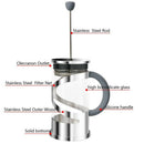 French Press Single Serving Coffee Maker By Clever Chef Small French Press