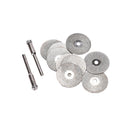 10Pcs 22mm Emery Diamonds Cutting blades Drill Bit+2Mandrel For Set M&O