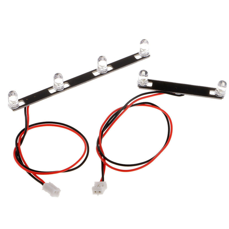 FY-03 RC Crawler Roof and Front LED Light Bar Upgrade Accessories Pack of 2